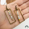 Amazonite Bead Dangle Earrings - Appalachian Gems