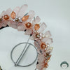 Rose Quartz Crystal Flower Crown