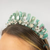 Load image into Gallery viewer, Amazonite Crystal Flower Crown - Appalachian Gems