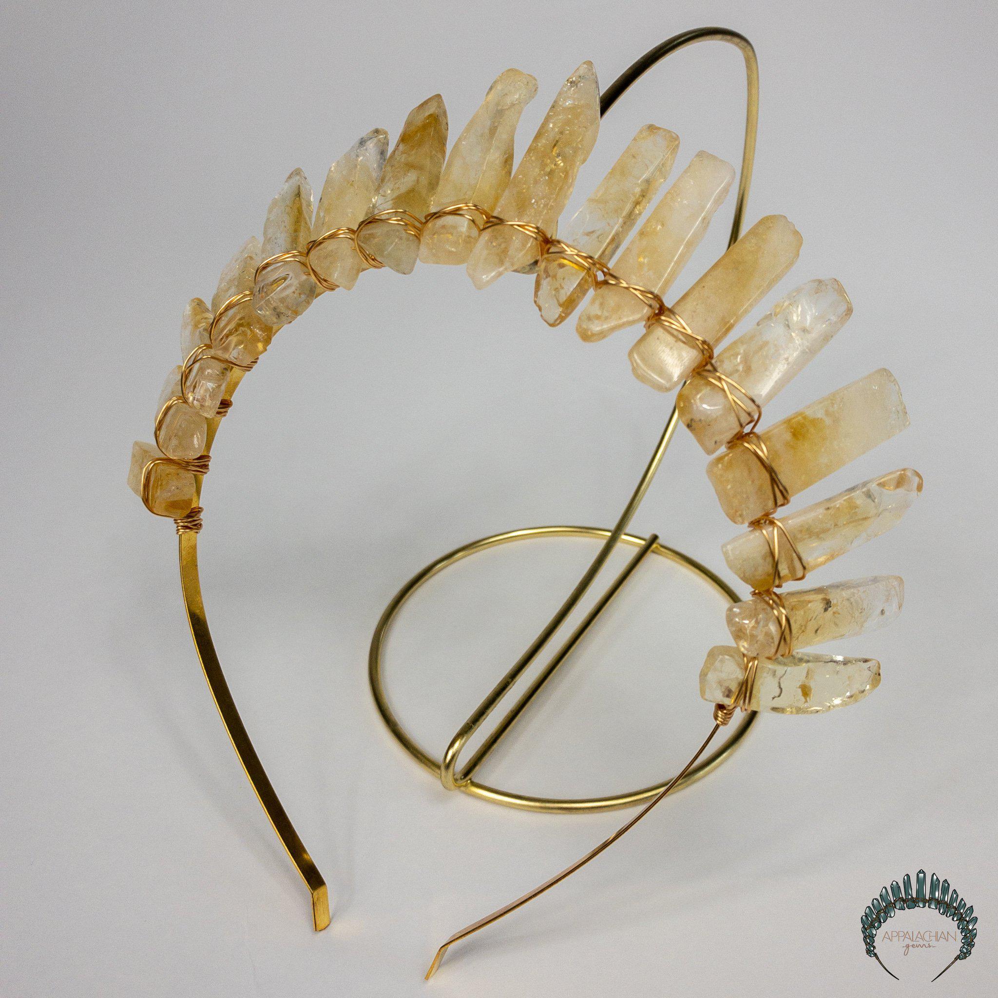 Citrine Crystal Crown - Appalachian Gems