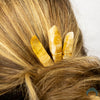 Load image into Gallery viewer, Citrine Crystal Hair Pins - Appalachian Gems