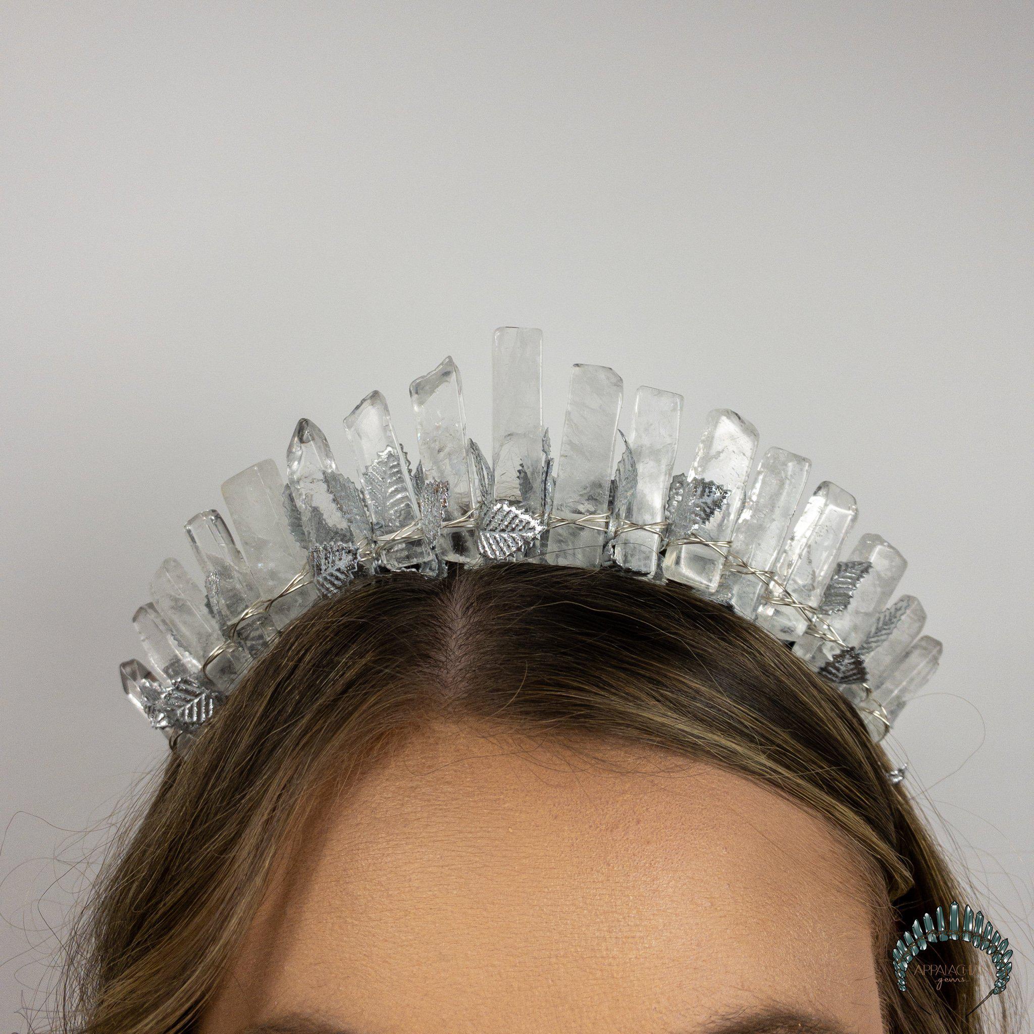 Clear Quartz Goddess Crown - Appalachian Gems