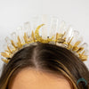 Load image into Gallery viewer, Clear Quartz Moon Crown - Appalachian Gems