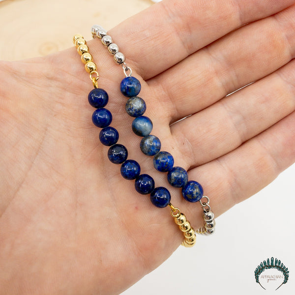 Pure Lapis Lazuli Bead Necklace (Large) - Khyber Pass Gallery