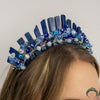 Load image into Gallery viewer, Lapis Lazuli Crystal Bridal Crown - Appalachian Gems