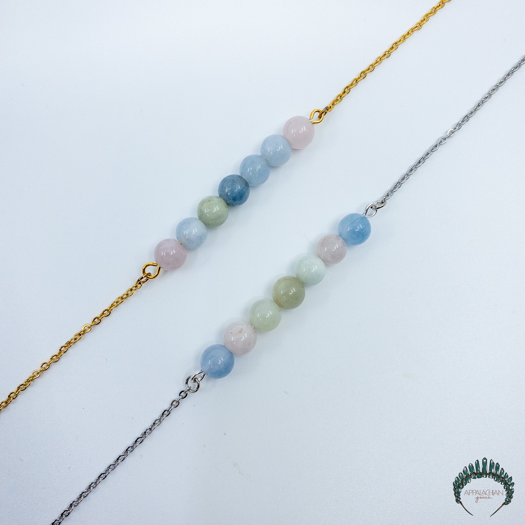 Morganite Crystal Necklace - Appalachian Gems