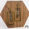 Moss Agate Bead Earrings - Appalachian Gems