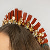 Red Jasper Flower Crown - Appalachian Gems