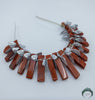 Red Jasper Leaf Crown - Appalachian Gems