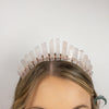 Load image into Gallery viewer, Rose Quartz Crystal Crown - Appalachian Gems