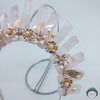 Load image into Gallery viewer, Rose Quartz Crystal Flower Crown - Appalachian Gems